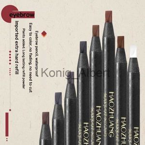 Wzmacniacze brwi twardy rdzeń linia pull mgła ołówek brwi stały makijaż biały eyeliner Wodoodporny naturalny długotrwały dla artystów makijażu x0801