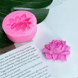 Stampi da forno Blooming Rose Flower Modeling Cake Mold DIY Silicone Chocolate Fondant Tool Ice Grid Kitchen