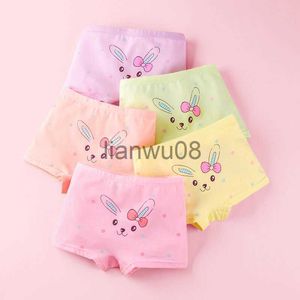 Panties 4pcsLot Girl Underwear Quality Cotton Prints Boxers Teen Girl Healthy Underpants Students Comfortable Shorts Briefs Size 212T x0802