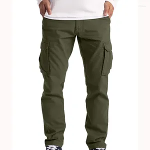 Men's Pants Summer Thin Cargo Male's Multi Pocket Straight Men Military Trousers Casual Baggy Big Size Spodnie Taktyczne