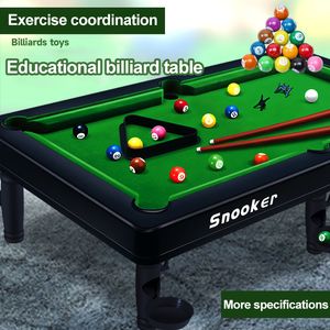 Billiard Tables Board Games Mini Ball Billiards Snooker Kids Toys Home Party Montessori Sports Table Game Parent Child Interaction Boys Gift 230801