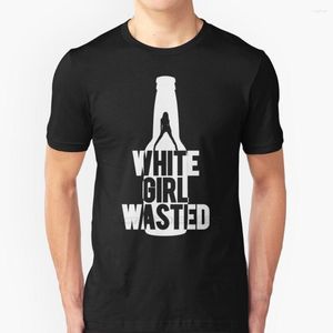 Men's T Shirts White Girl Wasted | Fresh Threads Camisa Masculina Estampada Engraçada Estilo Verão Hip Hop Loja de Linhas Casual Fts