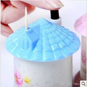 2st Toothpick Holder House Shaped Random Color Fashion Lovely Portable Creative Toothpick Box Automatisk tandpetare