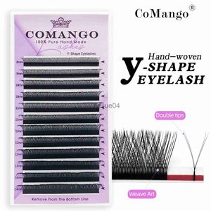 False Eyelashes YY Lash Extension Double Tip 2D Lash Premade Volume Fans Y Shape False Eyelashes Hand Woven Individual Eyelashes Cilios YY x0802