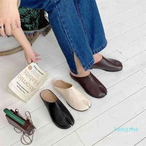 Women Slipper Spring Fashion Tabi Flats Casual Round Split Toe Flat Shoes Vintage Ladies Leisure Footw