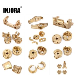 Intelligent Uav INJORA Heavy Brass Contrappeso Portal Drive Housing Bumper Holder Axle Mount per RC Crawler TRX4 4 TRX6 Parti di aggiornamento 230801