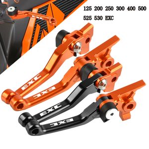 Freios de bicicleta motocross cnc alavancas de embreagem de freio de bicicleta de sujeira para exc 125 200 250 300 400 450 500 530 2011 2012 2014 230801