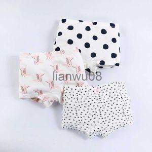 Panties Girls Panties Kids Cotton Underwear Children's Briefs Trellis Bright Love Cartoon Short For Teenage Girls 3Pcs Lot x0802