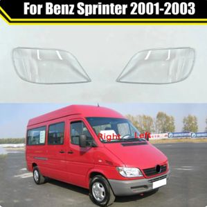 Auto Lamp Light Case för Benz Sprinter 2001-2003 Bilstrålljus Lens Cover Lampskärm Glass Lampöverdragslockor Huvudlampa Shell