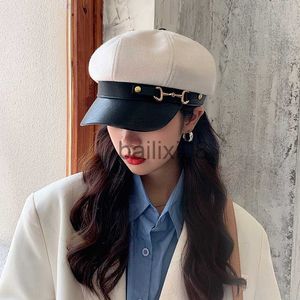 Chapéus Stingy Brim Mulheres Boinas Inglaterra Retro boinas Boinas Bonés Para Mulheres Chapéus Moda Bonnets Chapéus Feminino Jornaleiro Chapéus Ao Ar Livre Lazer Visor Cap J230802