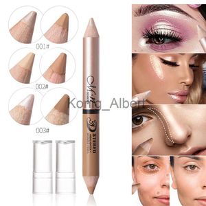 Eyebrow Enhancers 1st Professional 2 i 1 vattentät concealer Pen Eyebrow Pencil Color Corrector Double-End Creamy Concealer Pencil X0801