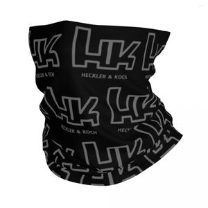 Scarves Heckler Koch HK Bandana Neck Cover Printed Balaclavas Wrap Scarf Warm Headband Running For Men Women Adult Breathable