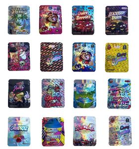 Atacado BB Bag 3.5g Mylar Bags Vazias Stand Up BACKPACK BOYZ Reselable Pouch Zipper Packages