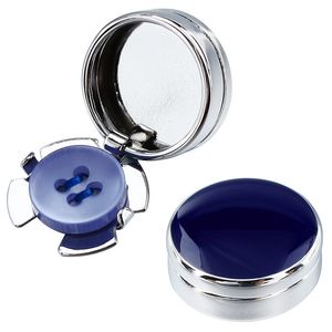 Links de manguito 17 mm azul preto homens abotonetes de botão capa de botões de noiva masculino jóias links de elegância spinki do 230816