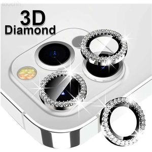 Cell Phone Cases Diamond Camera Lens Protector Case for IPhone 12 11 13 Pro Max Tempered Glass Cases for I Phone 12 Mini 13Pro Cover Accessories L230731