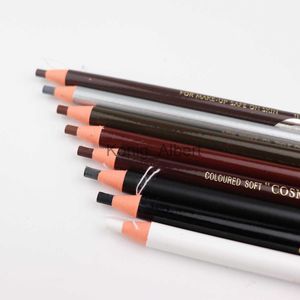 Eyebrow Enhancers 1pcs Microblading Eyebrow Pen Waterproof Permanent Makeup Eye Brow Pencil Positioning Lip Dark Brown Eyebrow Cejas Maquillaje x0801