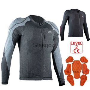 Abbigliamento da motociclista Giacca da armatura da moto Moto Full Body Soft Armor Racer Riding Top protettivo Traspirante Motocross Back Shoulder Protector Gear x0803