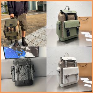 Luxury Designers Backpacks Luxurys Flip-top Drawstring Backpack For Men Leather Handbag Large Capacity Hiking Bag Co Back Pack Duffel Bags