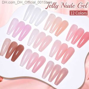 Smalto per unghie Berlino 7,5 ml gelatina gel nudo gelatina traslucida rosa sapone bianco latte UV LED colore smalto gel per unghie Z230802