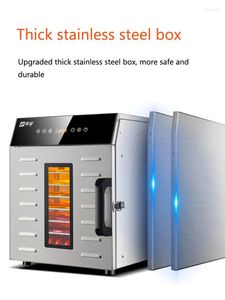 8Layer Commercial Multifunctional Dried Fruit Machine Household Dryer Tea And Vegetable Food Soluble Bean Air 400W