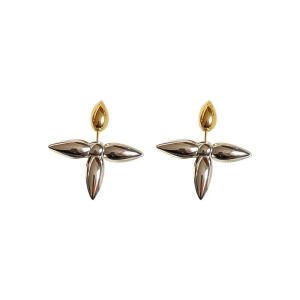 2022 Fashion Designer Jewelry Stud Women Earring Letter Copper Gold Plated Elegant Wing Charm Earrings New Style with Box wholesale