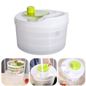 Fruit Vegetable Tools Vegetables Salad Spinner Lettuce Leaf Vegetable Dehydrator Greens Washer Dryer Drainer Crisper Strainer For Washing Drying Leafy 230802