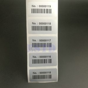 Adhesive Stickers 1 Roll Digital 1000pcs Waterproof Consecutive Number Labels Tags Serial Numbers and Barcode 40mm x 20mm 230803