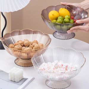 Миски современная фруктовая чаша прочная прозрачная хранение для Snaks Eco Friendly Decorative Organizer House Hold Accessories