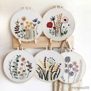 中国スタイル製品DIY刺繍リボンセットヨーロッパスタイルの植物花刺繍縫製工芸手縫わし装飾R230803