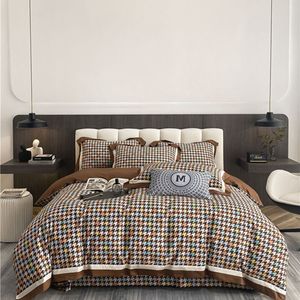 Bedding sets Grey Set Solid Color Boys Flat Sheet Duvet Cover No Filling Pillowcase Bed Queen Twin Cute Kawaii 230802