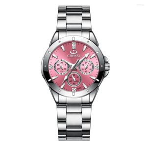 Orologi da polso CHENXI 019A Donna Moda Quarzo Ladies Top Diamond Dial Orologio Impermeabile Relógios Feminino