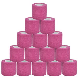 Tattoo-Griffe rosa Sport Elastic Grip Bandage Wraps Tapes Vliesstoff wasserdicht selbstklebend Fingerschutz Zubehör 230802