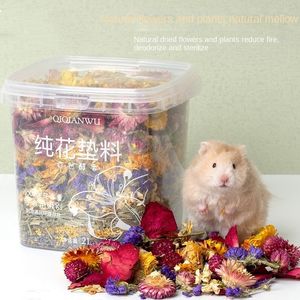 Altri articoli per animali domestici Fiore naturale Biancheria da letto per criceti Deodorante Gabbia Decorazioni Accessori Chipmunk Guinea Pig Lettiera 230802