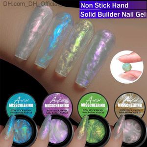 Nail Polish Pink purple green aurora non stick handmade nail art extension gel semi permanent soap UV LED nail polish Z230802