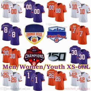 2023 Custom S-6XL NCAA Clemson Tigers Fußballtrikot Covil Jr. Bentley Maguire Greene Leigh Pride Jr. Lawson Allen Oliver Lukus Williams Randall Klubnik Shipley Pace