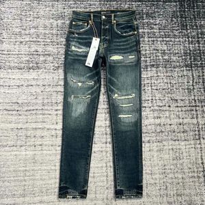 Lila Jeans Designer Herren Jeans Lila Jeans Designer Hosen für Herren Schwarz 2023 Neuer Stil Stickerei Selbstkultivierung und kleine Füße Mode 155