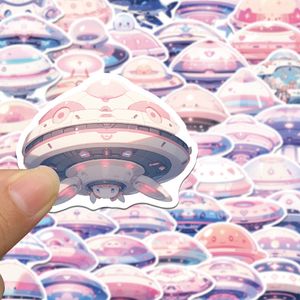 50 PCS Dream Spaceship Graffiti Skateboard Stickers For Car Fridge Helmet Ipad Bicycle Phone Motorcycle PS4 Book Pvc Laptop DIY Decals Kids Toys Decor