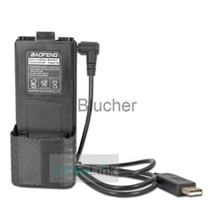 Walkie Talkie Baofeng Walkie Talkie UV 5R Bateria 3800mAh Carregador Cabo USB BFF8 UV5RE UV5RA 5RB 5RL WalkieTalkies Acessórios Baofeng x0802