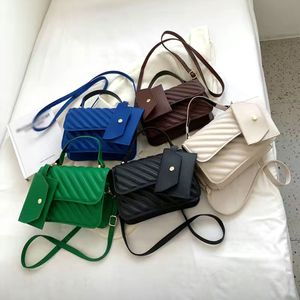 Neue ältere Damen beliebte Textur Nischenkette Tasche Mode diagonal tragbare kleine quadratische Tasche