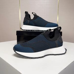 Hochwertige Freizeitschuhe Herren-Sneaker, leichte Sneakers, Schuhe, Trainertechniken, Gummi-Tech-Stoffe, Mesh-Flats, Luxusschuh, Weiß, Schwarz