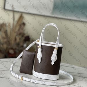 Designer Bucket Bag LL10A Mirror Face High Quality Leather Bag Luxury Women's Crossbody Bag Utsökta förpackningar