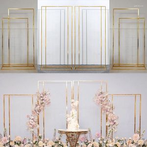 Decorazione per feste 4 pezzi Fondali per mobili di lusso per divani Archi Prop Stage Event Wedding Banner Sign Frame Flower Arch Ballon Stand