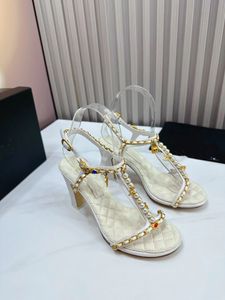 Ayakkabı Tasarımcı Ayakkabı Terlik Sandal En Kaliteli Moda Kadın Yüksek Topuklu Sandalet 9cm Seksi Kadın Ayakkabıları Dans Ayakkabıları İş Ayakkabıları Orijinal Ambalaj Eşleştirme