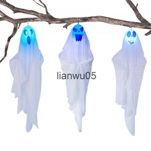 Decorazione per feste Costumi da bagno per uomo 6560cm Fantasma di Halloween Decorazioni appese Halloween Hanging Light Up White Flying Ghosts Tree Window Wall Ornamento spaventoso x0803