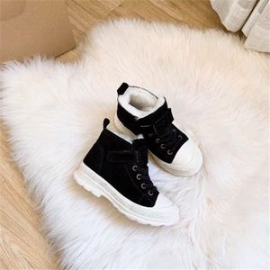 Kindermarke Martin Boots Klassische australische Winter-Schneestiefel Schuhe Kurze Stiefel für Jungen und Mädchen Eltern-Kind-Wüstenstiefel Echtlederstiefel Kartenstaubbeutel