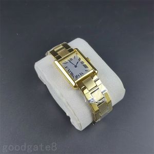 Quadratische Uhren, hochwertige Tank Orologio di Lusso, mehrfarbiges Armband aus vergoldetem Silber, AAA-Uhr, exquisite High-End-Uhr mit 2813-Uhrwerk, elegante Freizeituhr xb09 C23