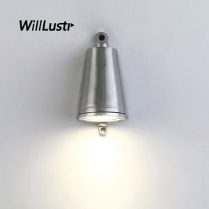 Industriell stil aluminium vägglampa kreativ hästsko sconce retro hotell café bar loft utomhus korridor balkong led metall spot ljus