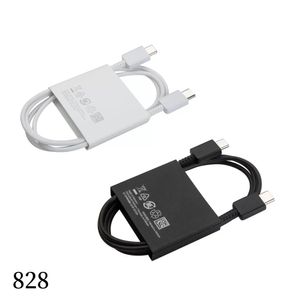 3A USB Type C till USB-C-kablar PD Snabb laddningsladdningsladd för Samsung Galaxy S20 S21 S22 S23 MACBOOK XIAOMI Type-C USBC-kabel 828D
