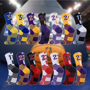 Sports Socks Professional Super Star Sports Basketball Socks SELL Towel Bottom Socks Stocking Elite Thick Sports Running Cycling Socks 230803