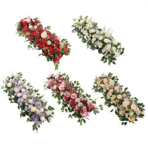 Dekorativa blommor Artificial Wedding Arch Display Plant for Ceremony Holiday Decor